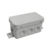 Puszka natynkowa 8-wlotowa wym/zew 80x45x41 mm IP54 szara ViPlast 038-03