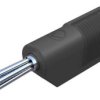 Wtyk bananowy wieżowy SKS Hirschmann BSB 20 K, O 4 mm, 2.5 mm2, 30 A, 60 V, czarny