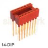 IC Socket 14-pin DIP wirewrap - jermyn