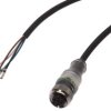 Kabel konfekcjonowany jednostrony złącze M12 żeńskie 4-pinowe proste wolny koniec przewodu 4x0,34mm² 10m PUR IP67 90 stC VKA0042