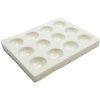 EISCO CH0542C Spot Plate, 12 Wells - Polyethylene,Premium Hard Plastic pk of 10