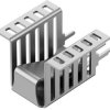 Clip-on heatsink, (L x W x H) 25 x 13 x 16 mm, 20.7 K/W, solderable surface, 10151017