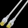 1822-10,0M-T1-TM31F Patch cable Cat.6a TM31 S/FTP Cat.7-raw cable 10 m, grey