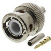 Złącze Bnc, 50, Męski, Połączenie Zagniatane, Montaż Na Kablu