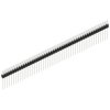 Pin header, 50 pole, pitch 2.54 mm, straight, black, MK 08 50 Z
