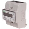 F&F Licznik zużycia energii elektrycznej MID 3-fazowy 5/80A 4-modułowy z wyświetlaczem LCD WZE-3