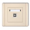 Flexi Gniazdo Pojedyncze Usb-Ab Beżowy 1Fgusb-3