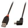 Lindy 31970 USB2.0 A/Mini-B 90 Degree 0.5m