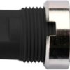 4 mm socket, screw connection, mounting Ø 12.2 mm, CAT III, black, SEB 6445 NI / SW