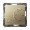 IMPRESJA Regulator temperatury z czujnikiem napowietrznym złoty metalik RTP-1YN/m/28 OSPEL