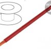 Przewód Silistrom 1x16mm2 linka OFC silikon czerwony 1,5kV 61.7614-22