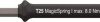 Trzon wymienny TORX MagicSpring do easyTorque seria 28595R T25x110mm / max. 8,0Nm 46899