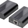 Digitus DS-55204 HDMI, IR (podczerwień) Ekstender przez kabel sieciowy RJ45 60 m