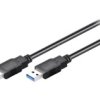 Usb3.0-Aa/5 Kabel Krosowany,Usb 3.0 Usb A Wtyk,Z Obu Stron 5M Czarny