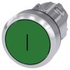Napęd przycisku 22mm zielony /I/ płaski z samopowrotem metalowy IP69k SIRIUS ACT 3SU1050-0AB40-0AC0