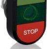 Podwójny przycisk MPD4-11G zielony 1SFA611133R1102 /10szt./