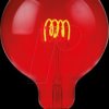 LX023912502 LED bulb E27, 4 W, 60 lm, filament, dimmable, red