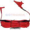 UT-L59A przewód pomiarowy 20 metrów krokodyl czerwony