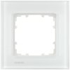 DELTA miro rama szklana 1x prawdziwe szkło białe 90x 90mm