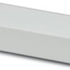 Upper part of housing, PA, (W x H x D) 25 x 77.5 x 14.35 mm, light gray, for enclosure, 1019703