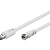 kabel przyłączeniowy SAT/antenowy, Biały