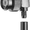 TNC plug 50 Ω, RG-58C/U, solder/crimp connection, angled, 100023696