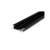 Profil Flat8 H/Ux 1M Czarny Anodowany