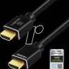 CH0110 HDMI cable, 8K 60 Hz, nylon, certified, 1 m