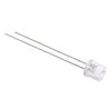 White Cylindrical 5mm Water Clear LED 1700mcd 100°