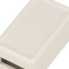 ABS miniature enclosure, (L x W x H) 35 x 20 x 15 mm, light gray (RAL 7035), IP54, 1551USB1GY