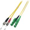 Duplex-jumper, E2000 to ST, 0.5 m, OS2, singlemode 9/125 µm, O0920.0,5