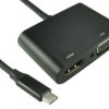 Adapter, 1080, do wyświetlaczy: 1, USB C, USB 3.0, HDMI, VGA