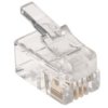 Złącze Wtykowe Modułowe Rj22, Męski, 4P4c-Żyłowe, Rs Pro 100Szt.