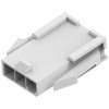 Plug housing, 3 pole, pitch 4.2 mm, straight, natural, 2321954-3