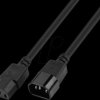 7100-0,5M-1 Power cable C13 to C14, 0.5 m, black