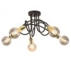 Lampa sufitowa nowoczesna 5xE27 RUMBA BLACK/GOLD