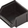 Alutec 1394006197 Skrzynka magazynowa CB6MC (S x W x G) 100 x 50 x 95 mm czarny 1 szt.