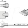 C245914 C245 soldering tip, blade shape, C245914/10.0 mm, angled