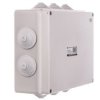 Industrial Puszka Hermetyczna N/T 249X198x81mm Z 10 Dławnicami Ip55 Szara...