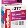 Edding atrament Zamiennik Canon PG-540 XL zamiennik Czarny EDD-377 18-377
