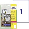 Avery-Zweckform L4775-20 Heavy Duty White Weatherproof Labels A4 210x297mm 20pc