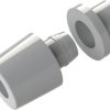 Enclosure feet, ABS, (H) 15 mm, gray, 017.50.108