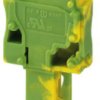 Plug, spring balancer connection, 0.08-6.0 mm², 1 pole, 32 A, 8 kV, yellow/green, 3042832