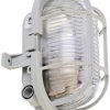 Lampa sufitowa, zewnętrzna, Zewnętrzna lampa ścienna Deko Light Syrma Oval Grau 401013 IP44