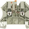 Disconnect/test-disconnect terminal block, screw connection, 0.5-4.0 mm², 24 A, 6 kV, dark beige, 1855610000