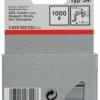 Zszywki płaskie typ 54, 12,9 x 1,25 x 10 mm Bosch Accessories 2609200220, N/A, Wymiary (D x S) 10 mm x 12.9 mm, 1000 szt