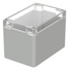 PC enclosure, (L x W x H) 120 x 80 x 85 mm, light gray (RAL 7035), IP65, 02226100