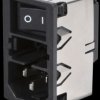 01110511 Combination, plug, fuse, power switch, 2-pin