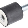 Podstawka antywibracyjna M10 średnica 30mm wysokość całkowita 30mm Cylinder męski-żeński