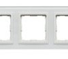 VENA2 Ramka pięciokrotna szkło Xglass akrylowe białe + biały 5204185